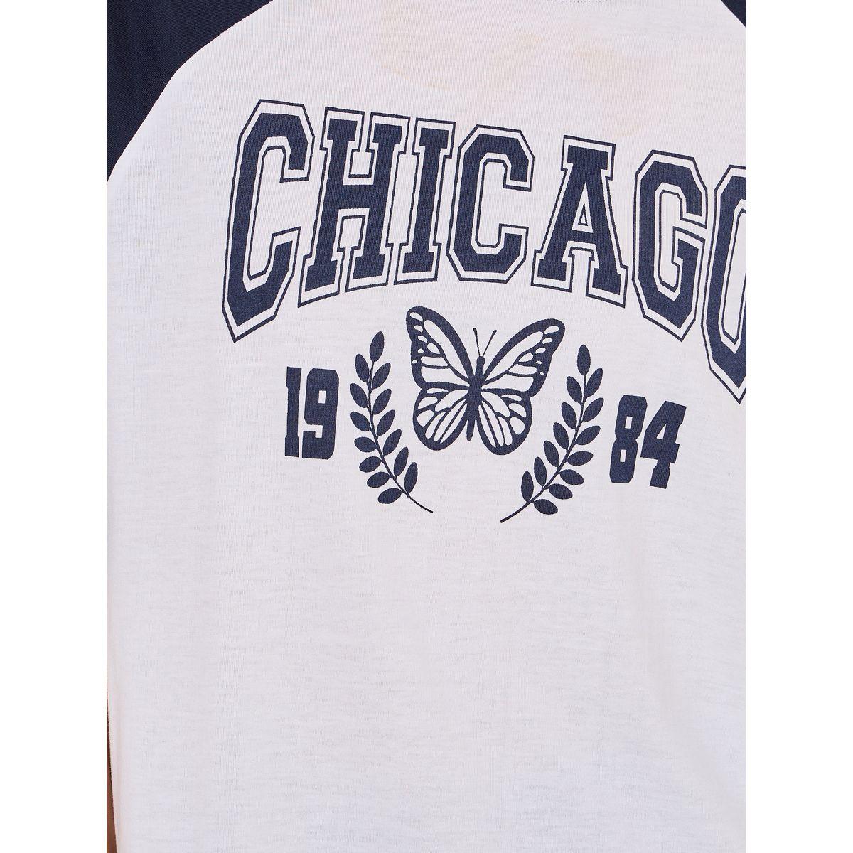 Styli Oversized Chicago Print Colorblock T-Shirt-women-clothing-tshirts-image-4
