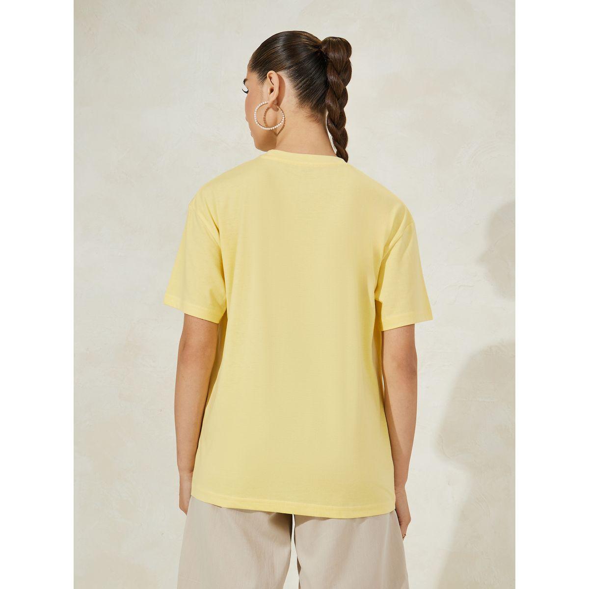 Styli Oversized Embroidered Round Neck Short Sleeve  T-shirt-women-clothing-tshirts-image-5