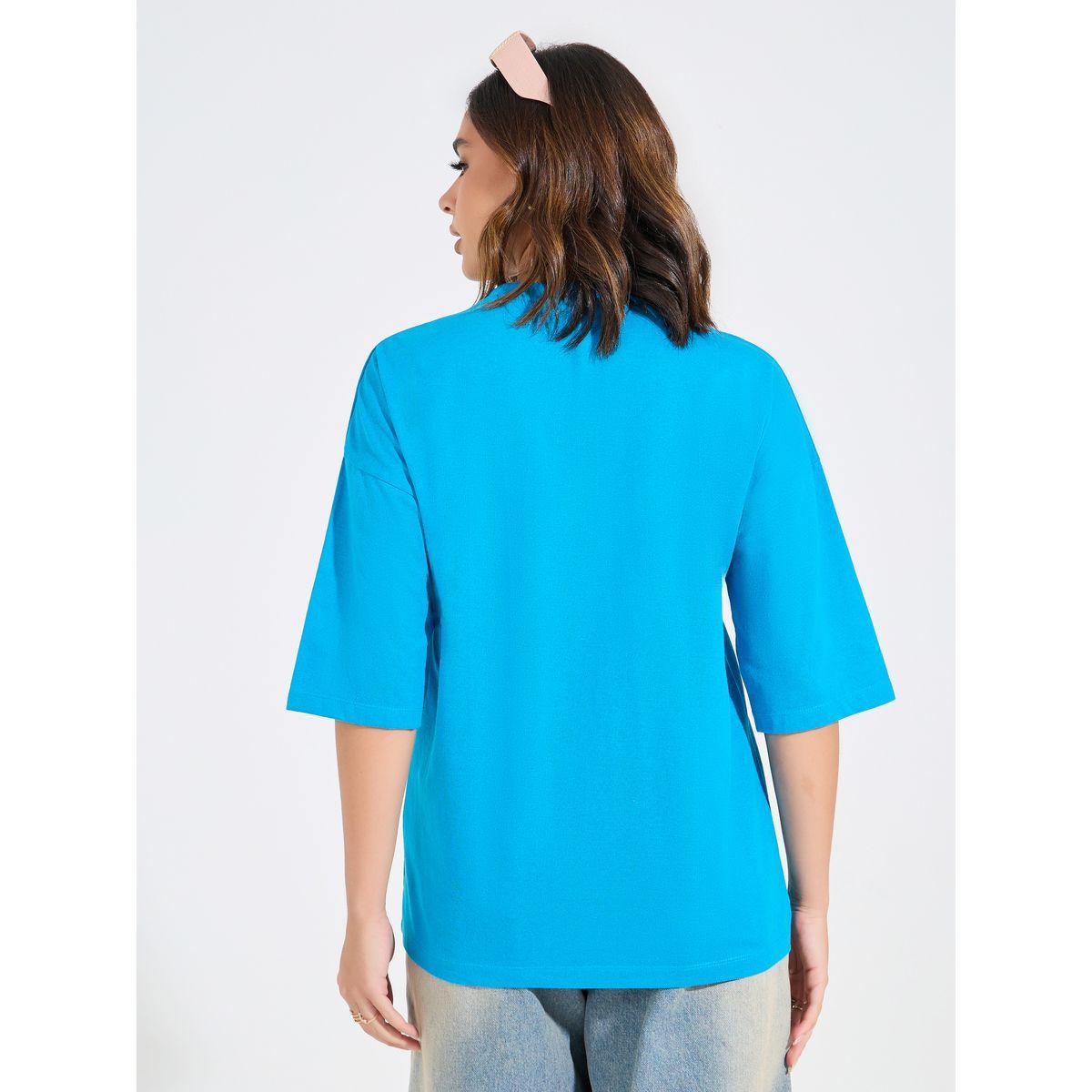 Styli Oversized Embroidered San Diego T-Shirt with Dropped Shoulder-women-clothing-tshirts-image-6