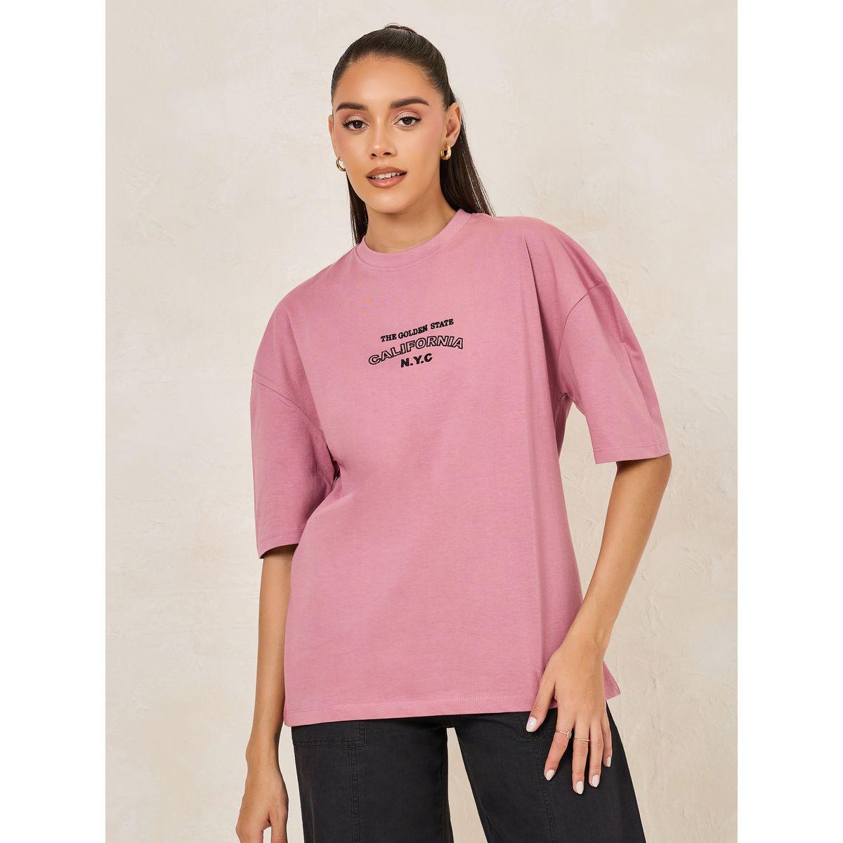 Styli Oversized Embroidered California NYC Longline T-Shirt-women-clothing-tshirts-image-3