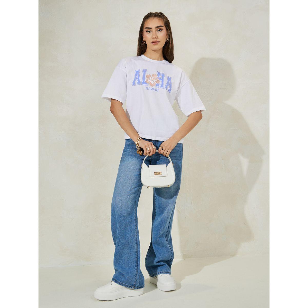 تيشيرت بقصة بوكسي واكتاف منخفضة-women-clothing-tshirts-image-4