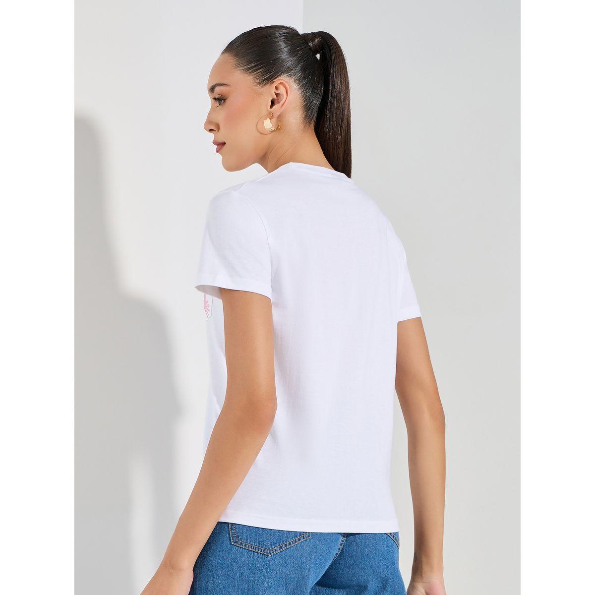 Styli Regular Fit Pocket Embroidery Detail T-Shirt-women-clothing-tshirts-image-5