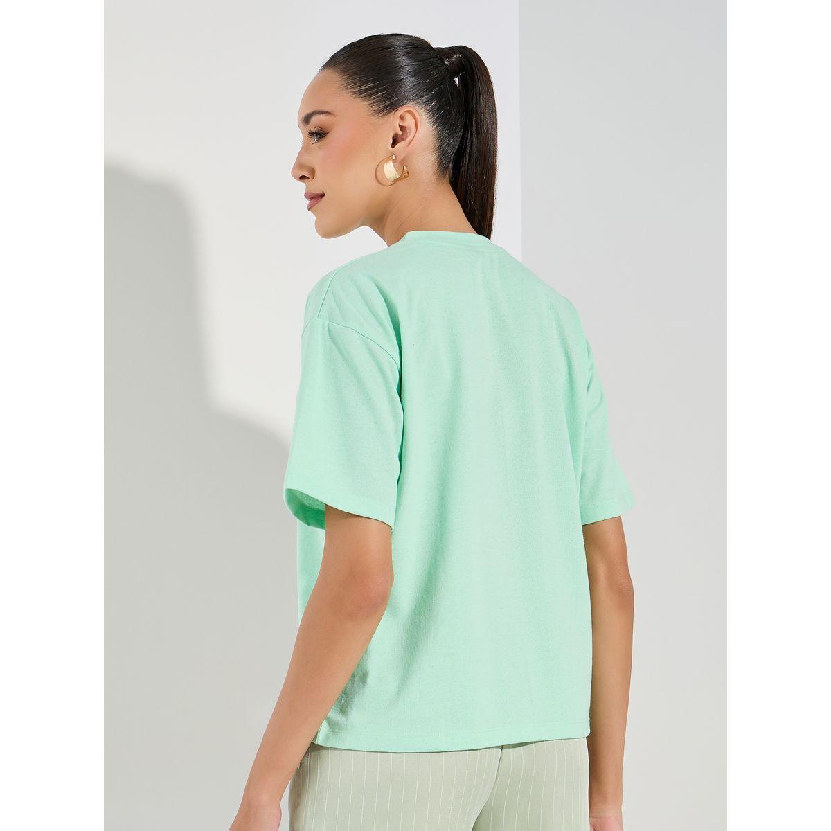 Styli Boxy Fit Embroidered Slogan Drop Shoulder T-Shirt-women-clothing-tshirts-image-5