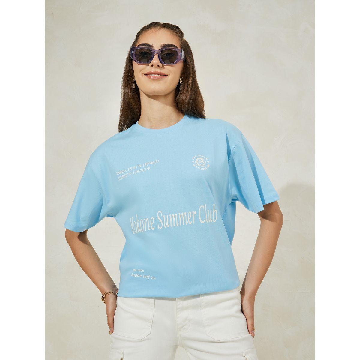 Styli Oversized Slogan Print Crew Neck T-Shirt-women-clothing-tshirts-image-2