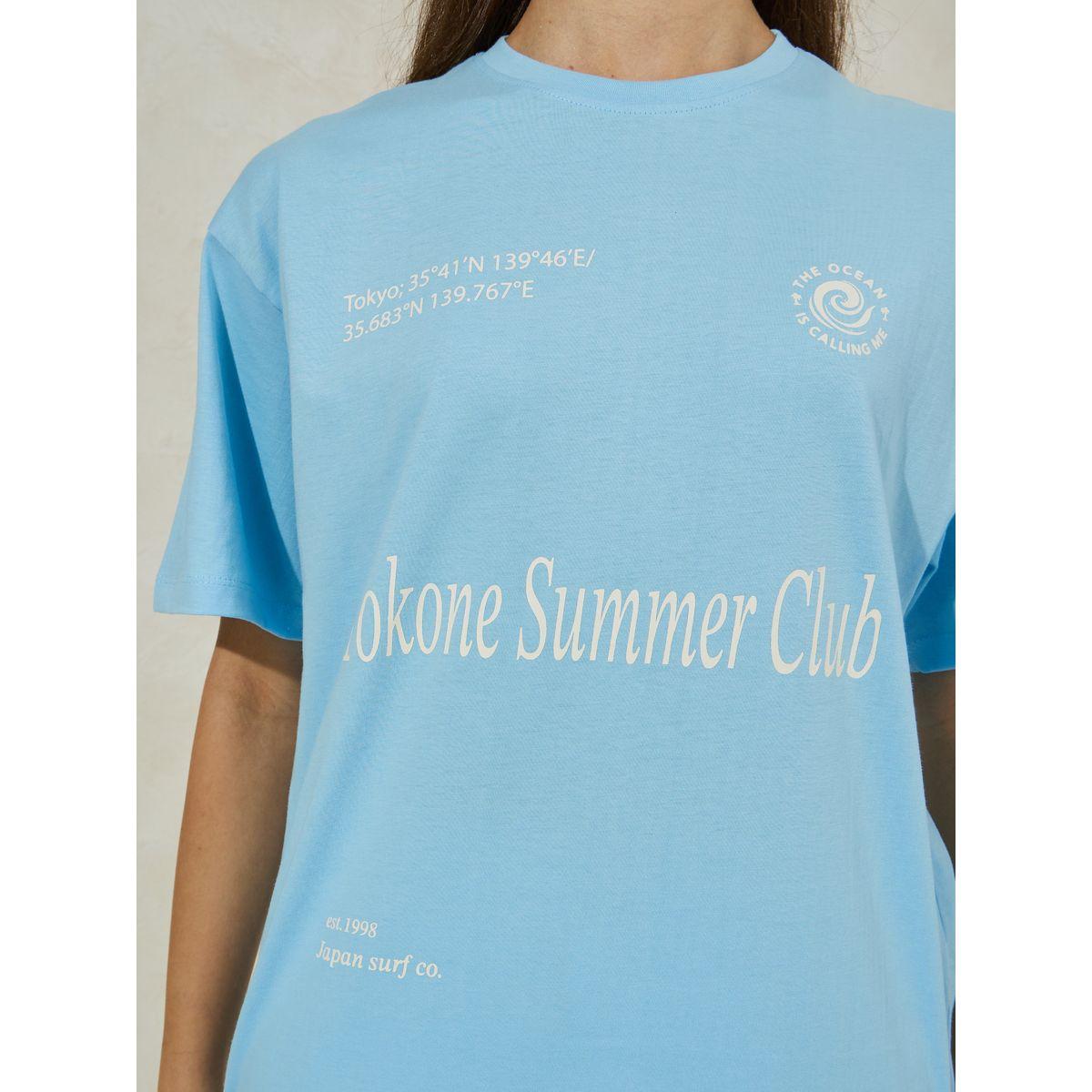 تيشيرت فضفاض مطبع بطبعة كتابة-women-clothing-tshirts-image-4