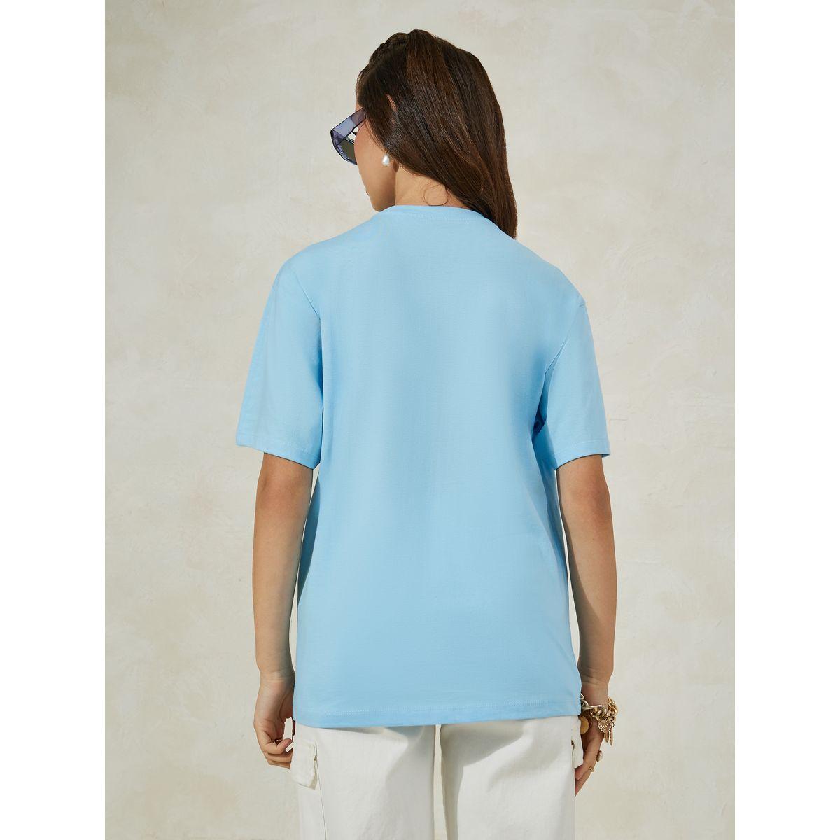 Styli Oversized Slogan Print Crew Neck T-Shirt-women-clothing-tshirts-image-5