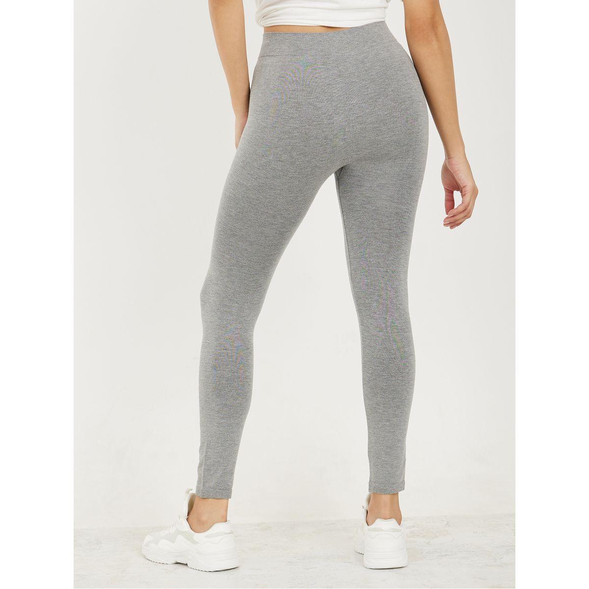 Styli Solid Basic Regular Fit Leggings-women-clothing-bottoms-leggings-image-4