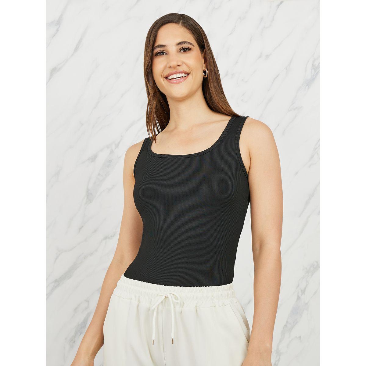 Take Two Ribbed Square Neck Tank-women-clothing-tshirts-image-1