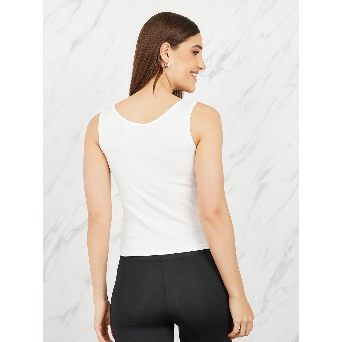 Styli Ribbed Square Neck Tank-women-clothing-tshirts-image-5