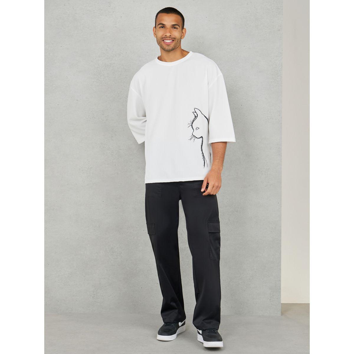 تيشيرت فضفاض بطبعة بليسمنت-men-clothing-tshirtsandpolos-tshirts-image-2