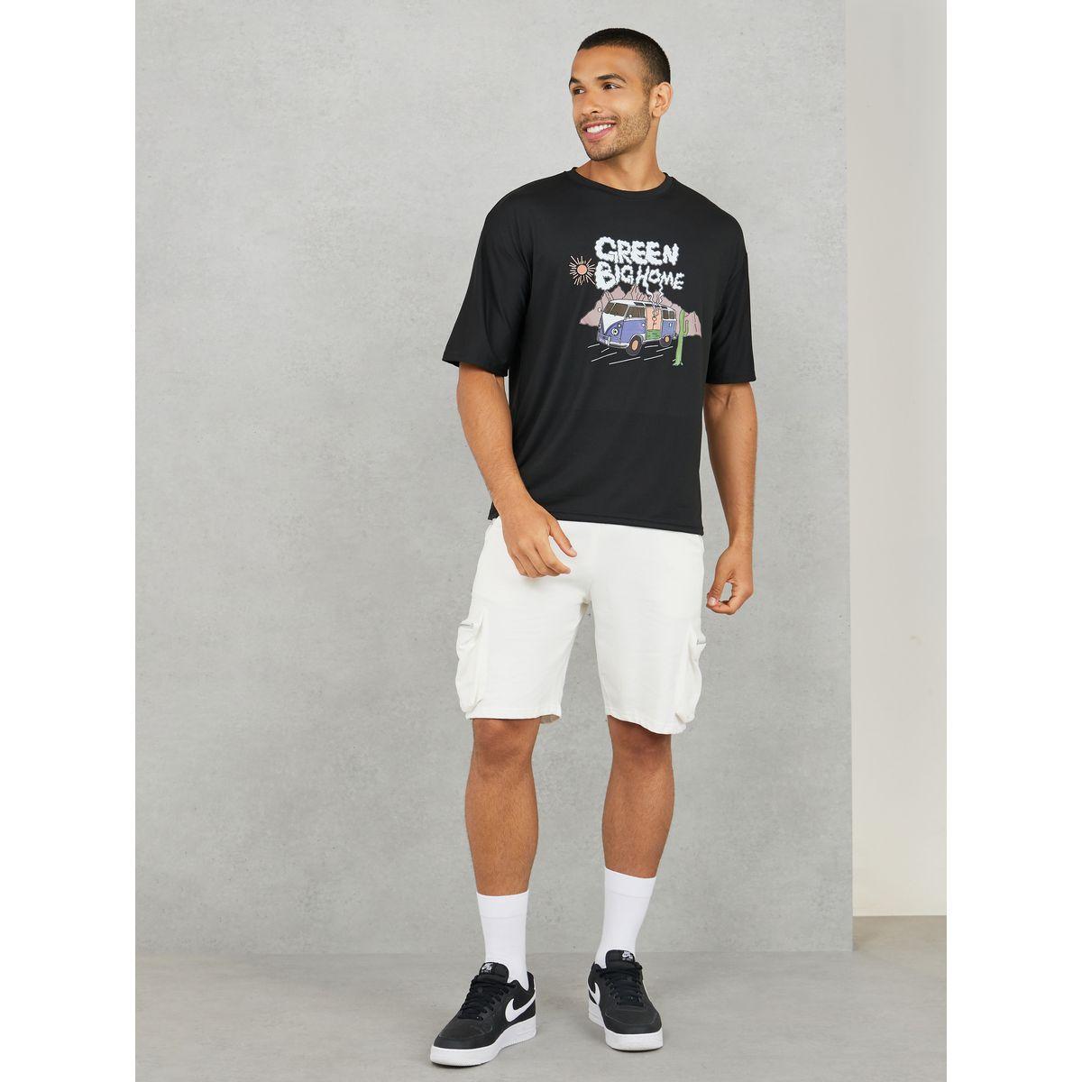 تيشيرت فضفاض مطبع بطبعة جرافيك-men-clothing-tshirtsandpolos-tshirts-image-2