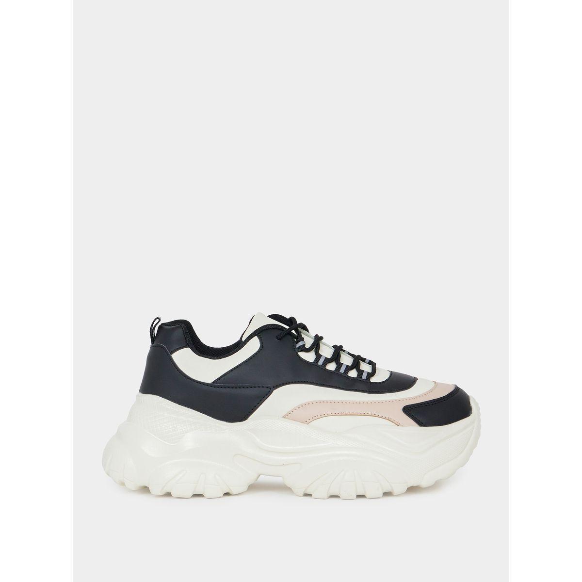 Styli Color Block  Web Design Chunky Sneakers-women-shoes-sneakers-image-1