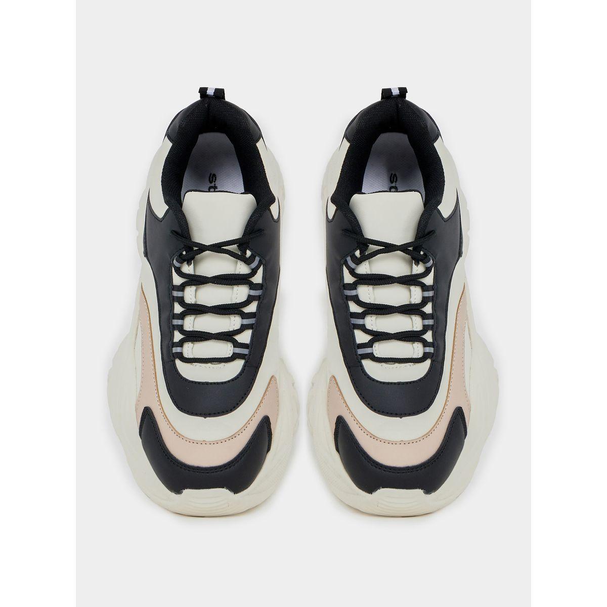 حذاء سنيكرز شانكي بنمط كتل الالوان-women-shoes-sneakers-image-2