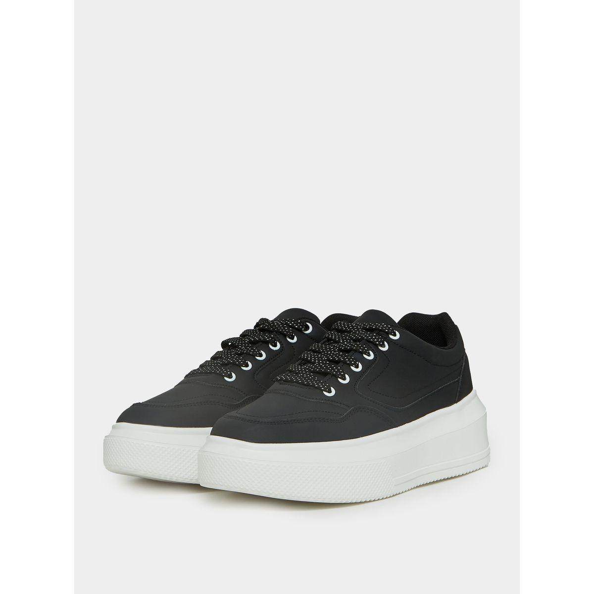 حذاء كاجوال سادة بكعب بلاتفورم-women-shoes-sneakers-image-3