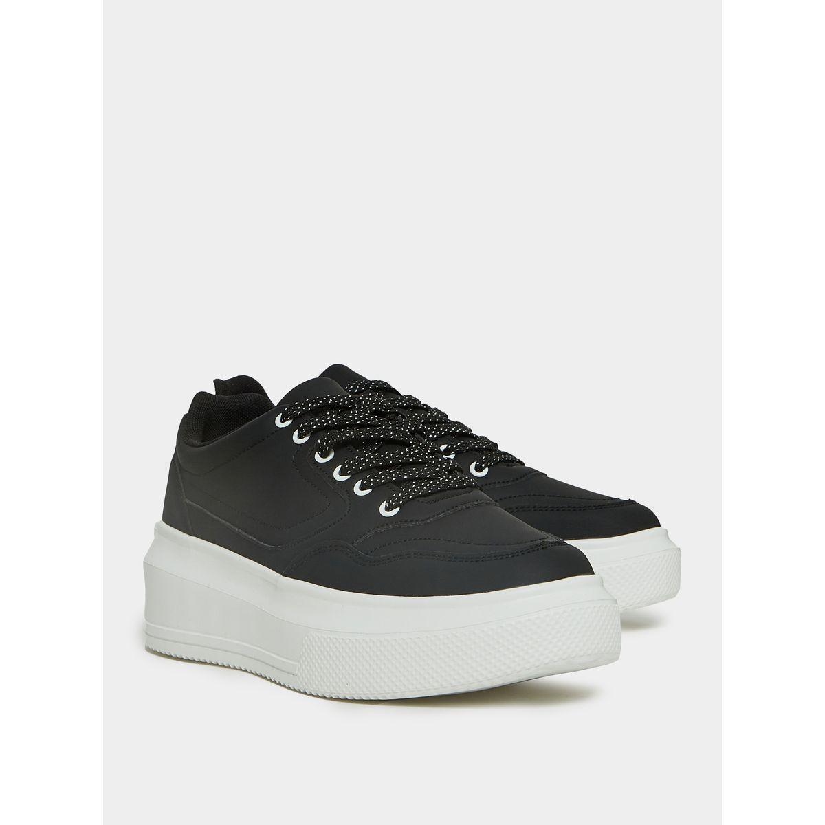 حذاء كاجوال سادة بكعب بلاتفورم-women-shoes-sneakers-image-4