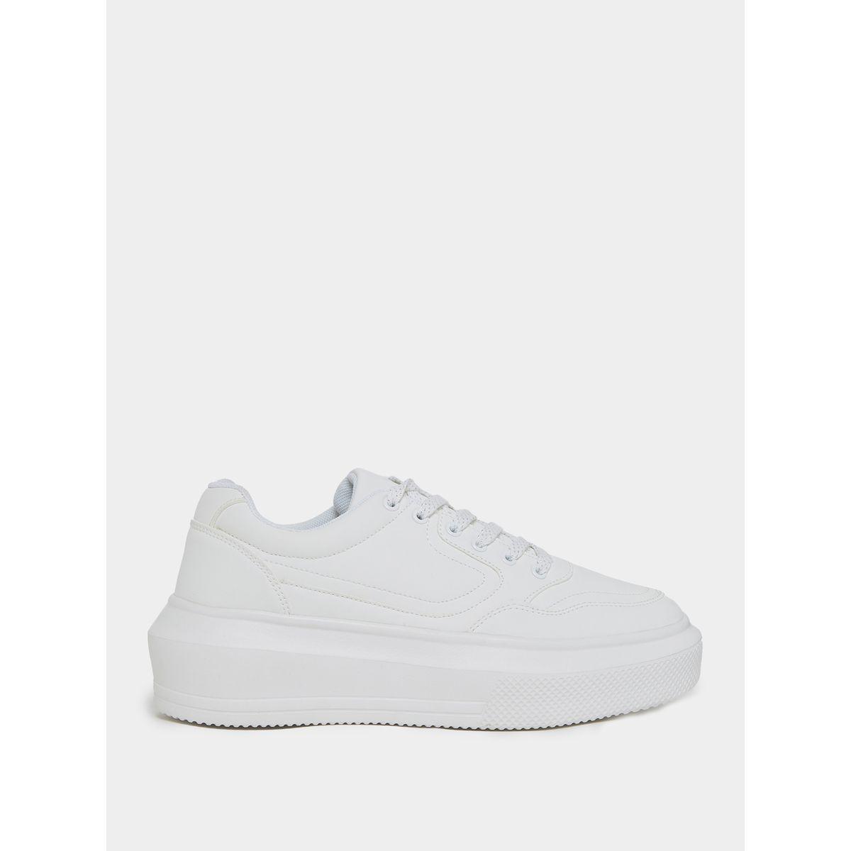 حذاء كاجوال سادة بكعب بلاتفورم-women-shoes-sneakers-image-2