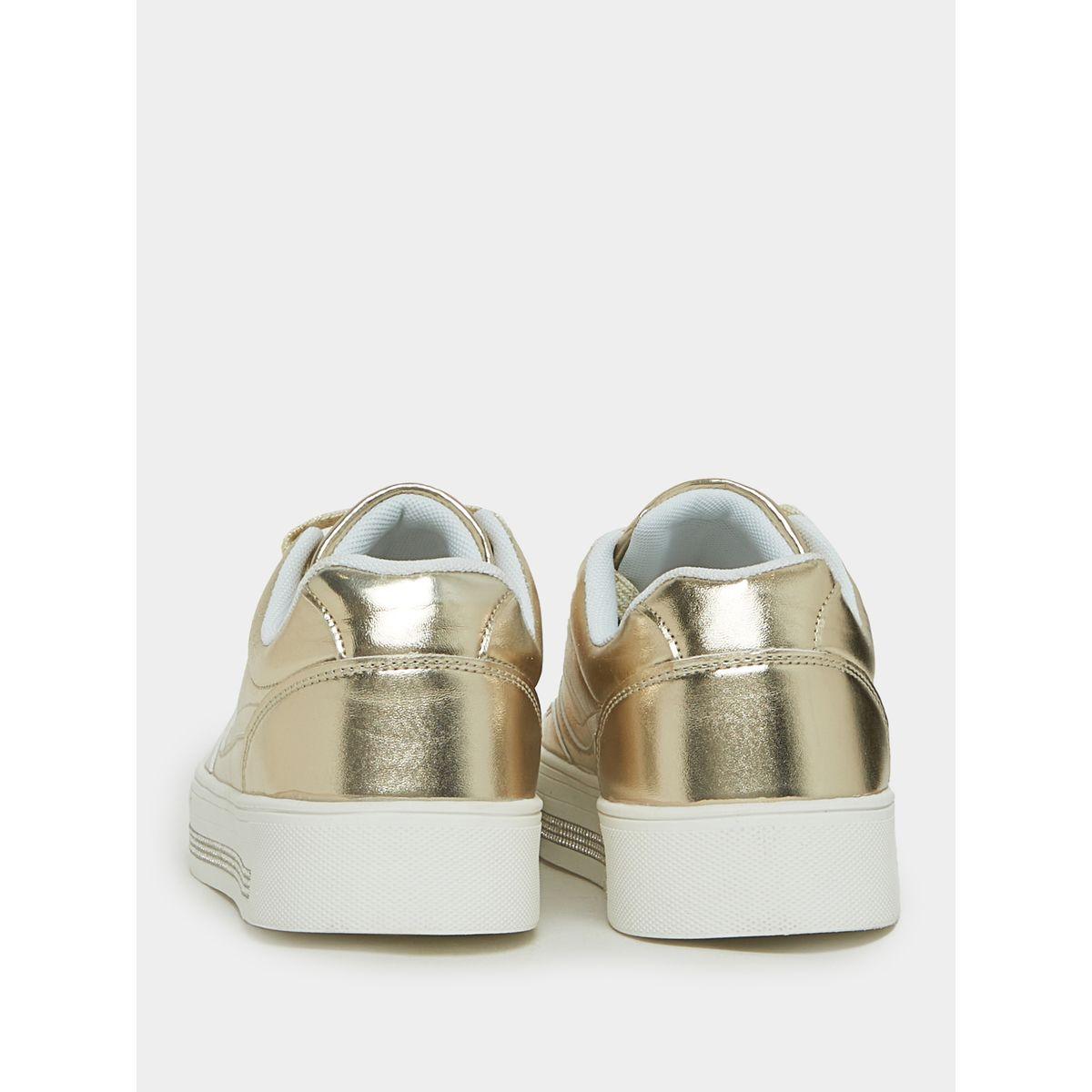 Styli Metallic Lace Up Casual Shoes-women-shoes-sneakers-image-5