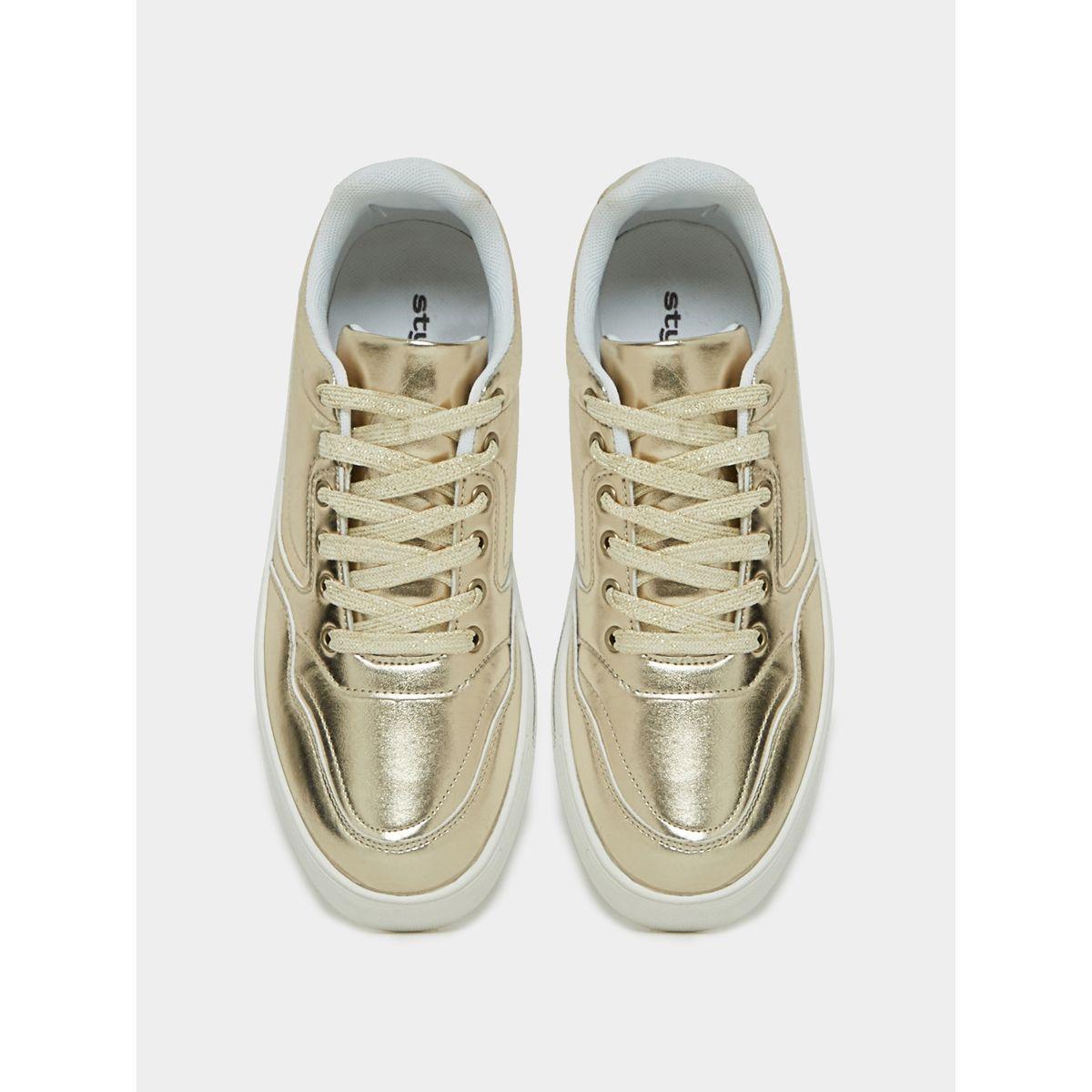 Styli Metallic Lace Up Casual Shoes-women-shoes-sneakers-image-6