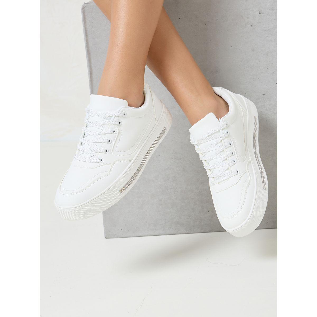 حذاء كاجوال منمق برباط غلق-women-shoes-sneakers-image-1