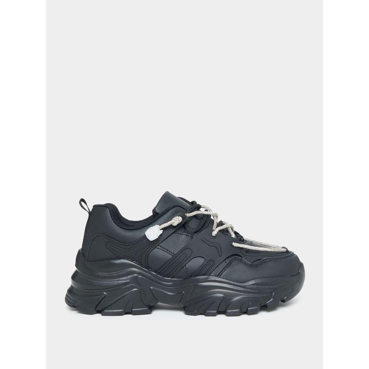 Styli Textured Chunky Web Design Sneakers-women-shoes-sneakers-image-3
