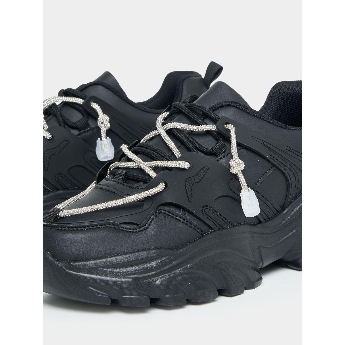 Styli Textured Chunky Web Design Sneakers-women-shoes-sneakers-image-5