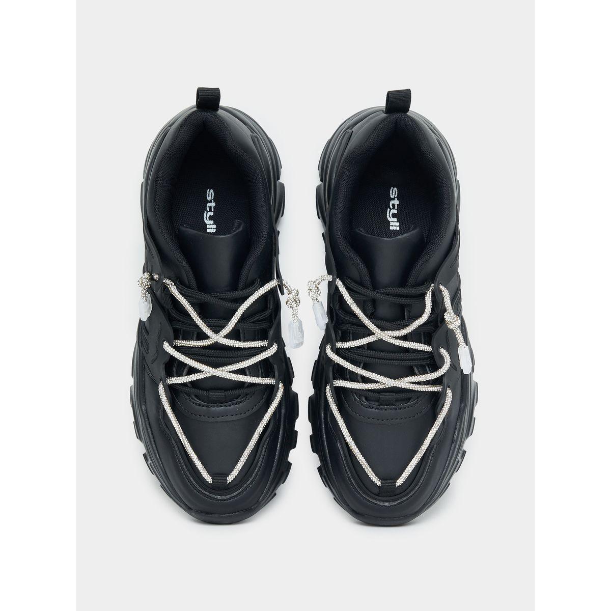 Styli Textured Chunky Web Design Sneakers-women-shoes-sneakers-image-6