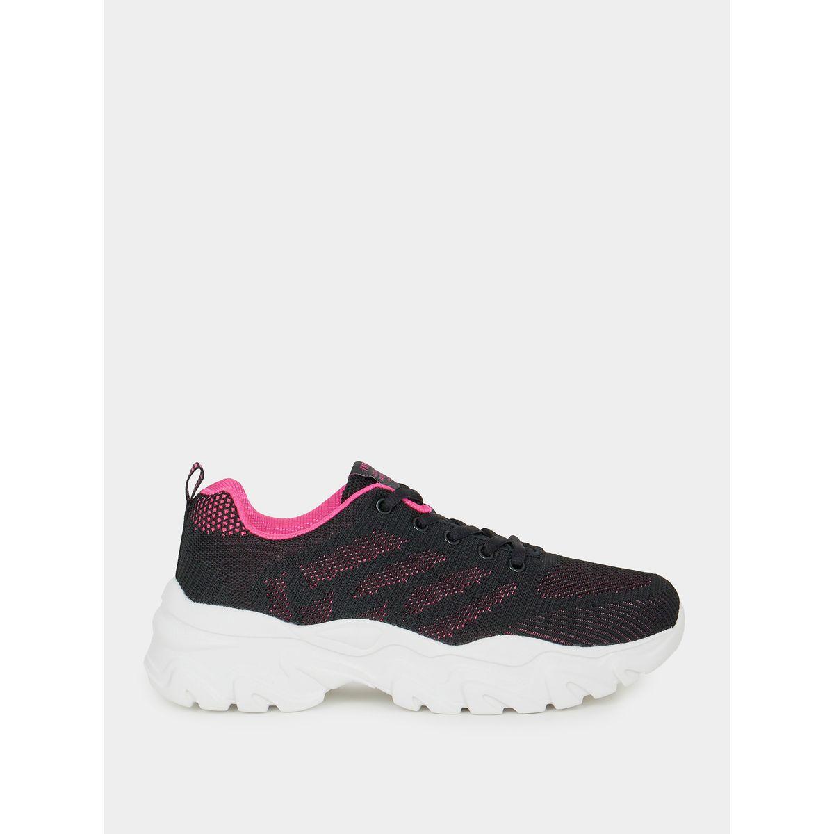 Styli Textured Chunky Mesh Sneakers-women-shoes-sneakers-image-1