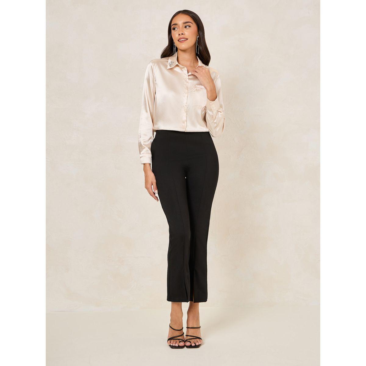 Styli Relaxed Fit Satin Button Down Shirt with Embellished Detail-women-clothing-shirtsandblouses-shirts-image-2