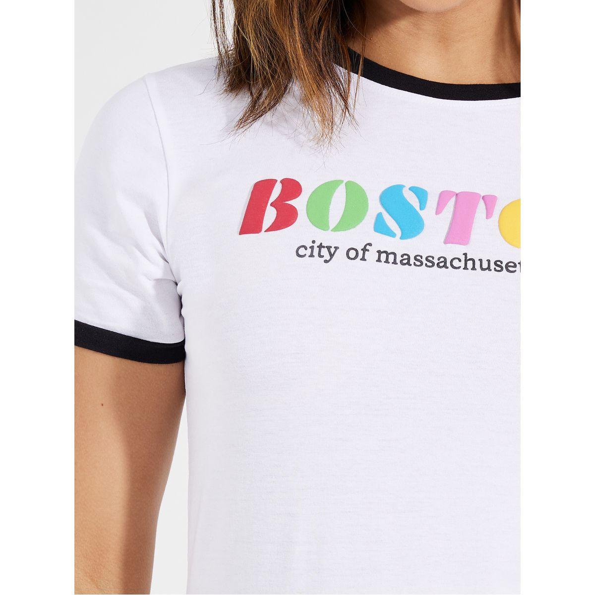 تيشيرت قطن ليكرا بطبعة كتابة-women-clothing-tshirts-image-3