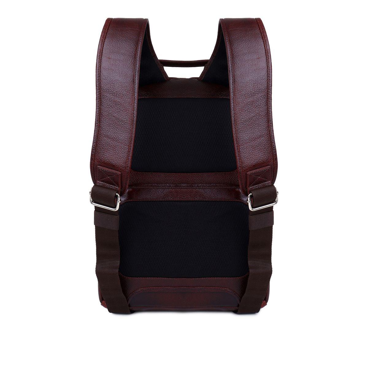 شنطة ظهر جلد مع جيب بسحَّاب غلق تورتويز × ستايلي-men-bags-image-7