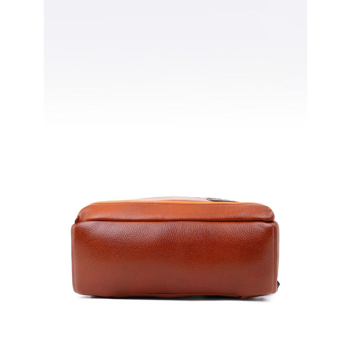 Tortoise X Styli  Leather Backpack with Piping Detail-men-bags-image-2