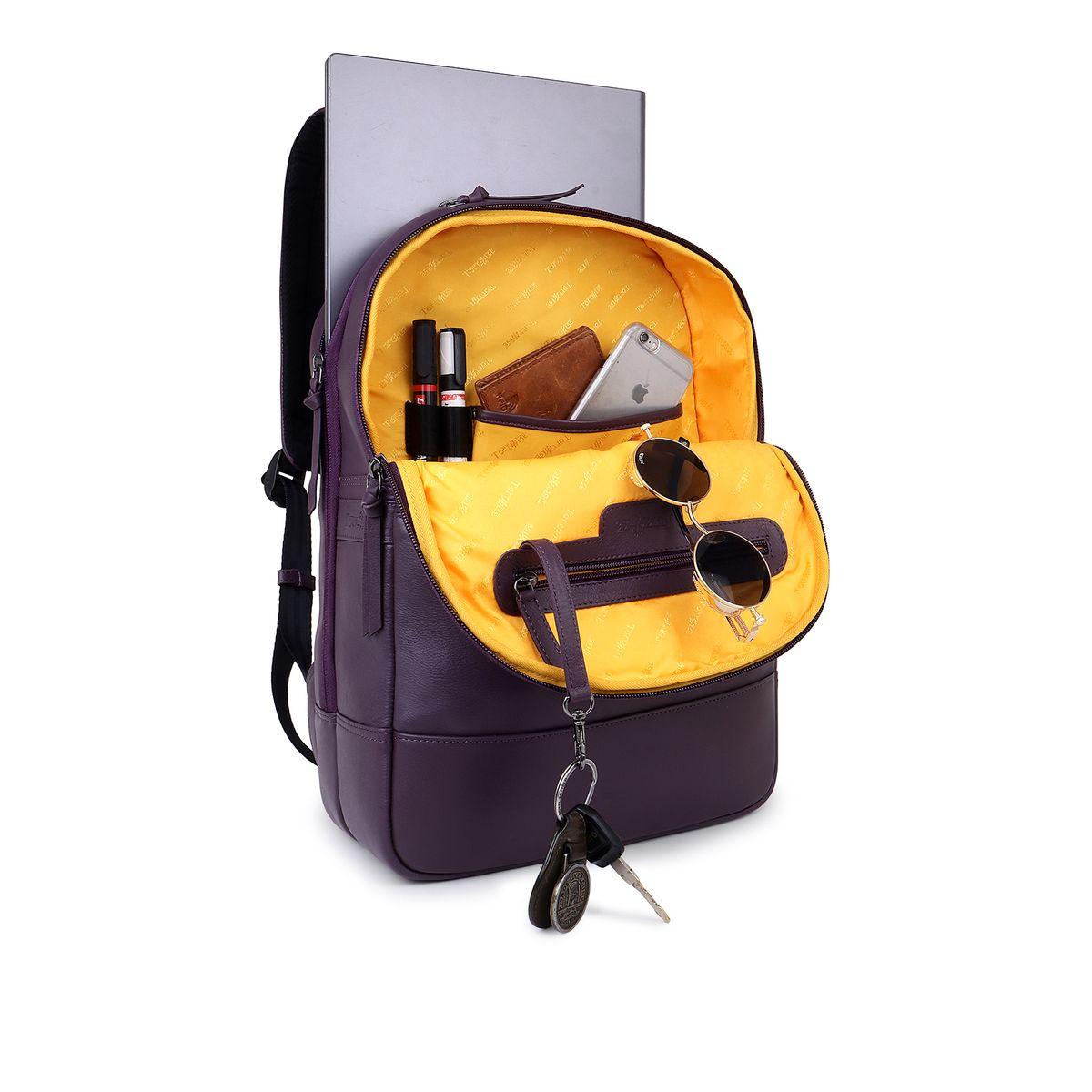 Tortoise X Styli  Leather Backpack with Zip Tassel-men-bags-image-10