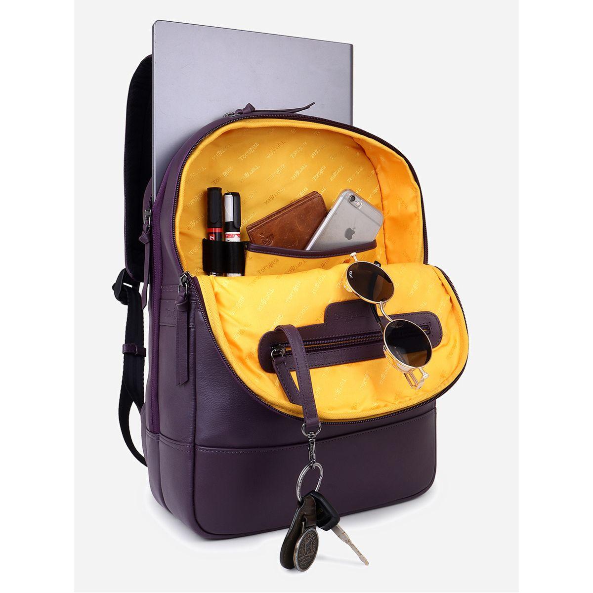 Tortoise X Styli  Leather Backpack with Zip Tassel-men-bags-image-5