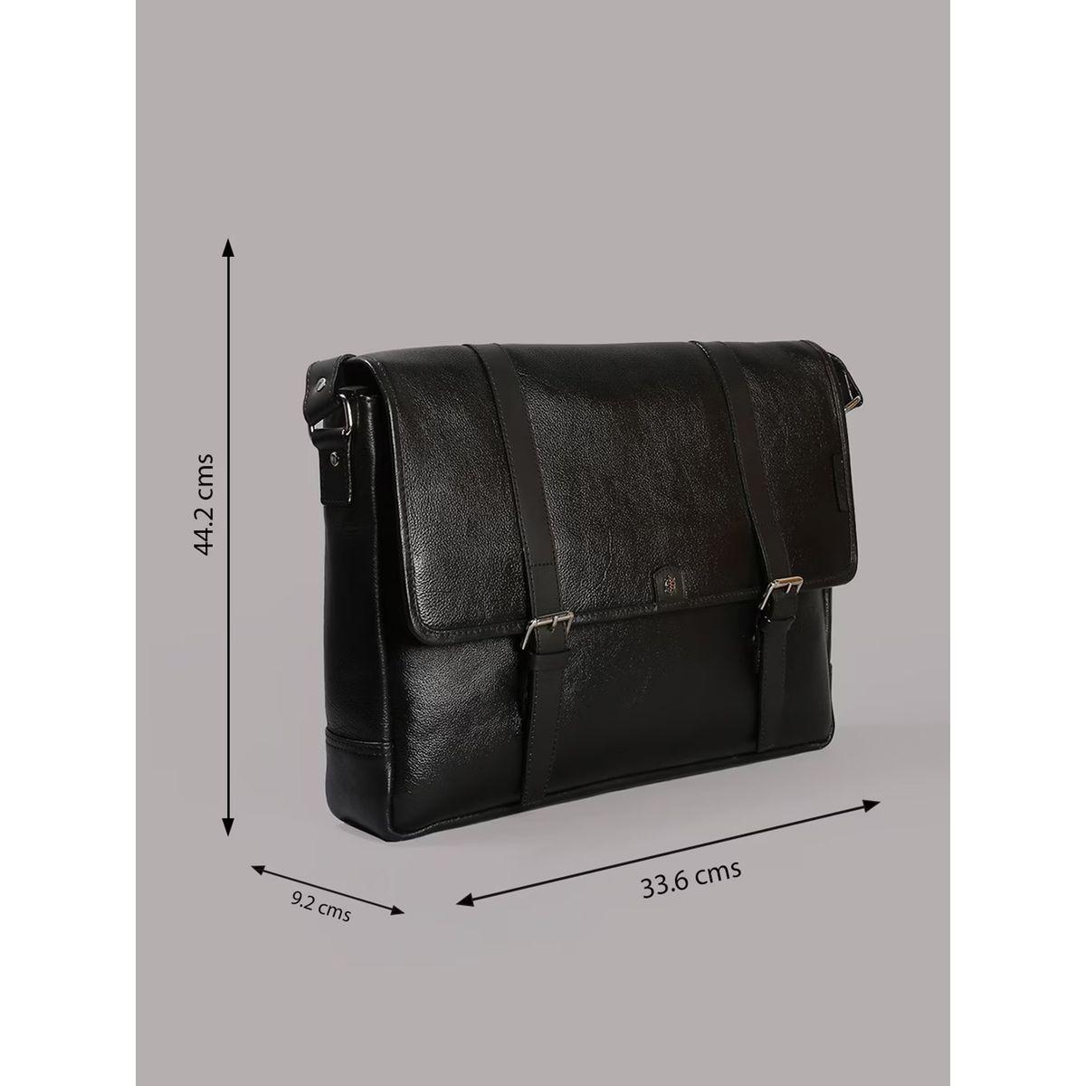 شنطة لابتوب جلد بحزام وإبزيم غلق تورتويز × ستايلي-men-bags-image-6