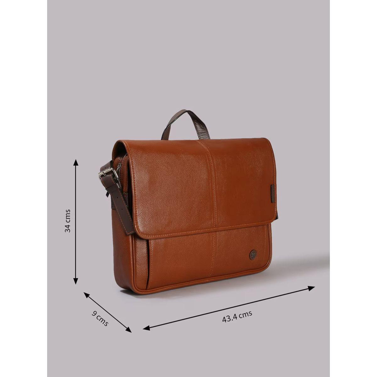 شنطة لابتوب جلد بطية إغلاق تورتويز × ستايلي-men-bags-image-6
