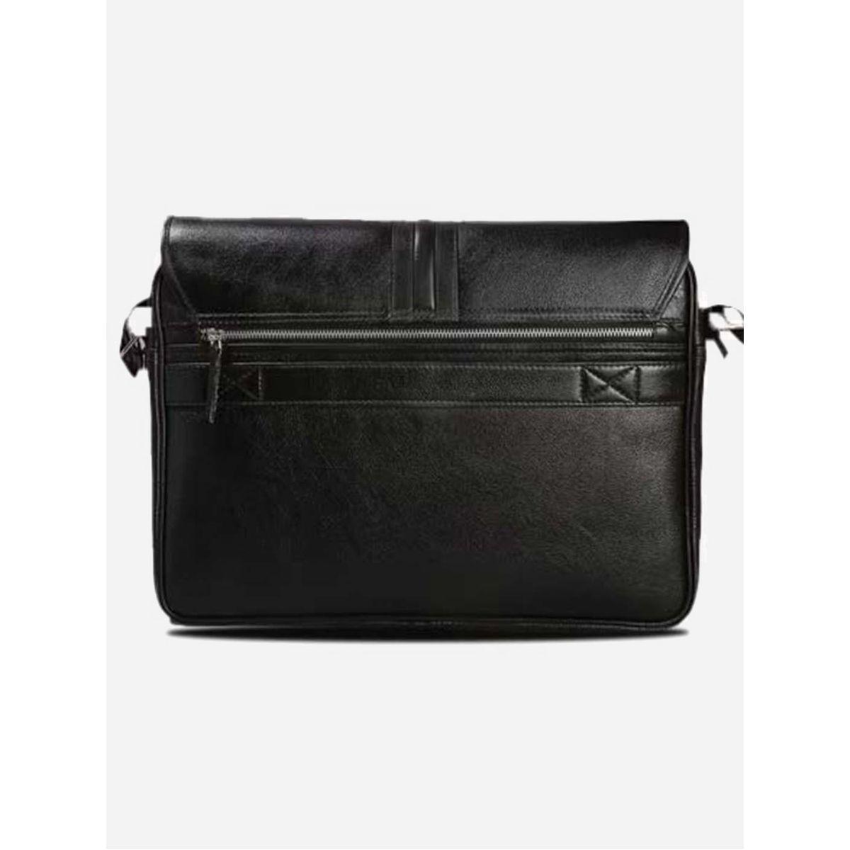 شنطة لابتوب جلد مع جيب بسحَّاب غلق تورتويز × ستايلي-men-bags-image-2