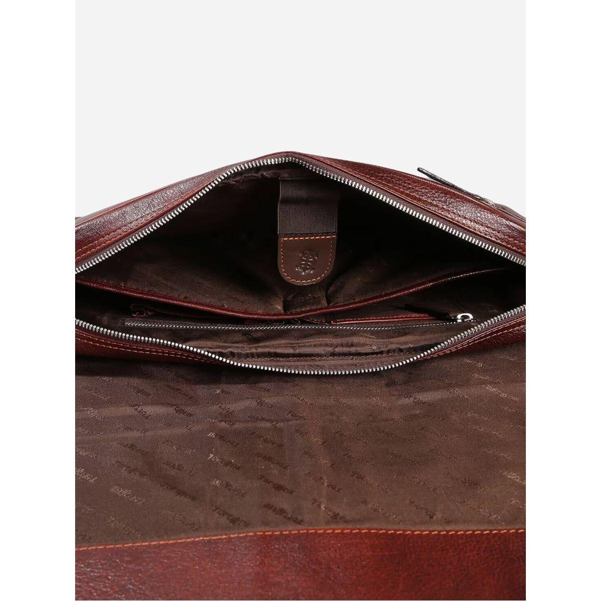 شنطة لابتوب جلد مع جيب بسحَّاب غلق تورتويز × ستايلي-men-bags-image-3