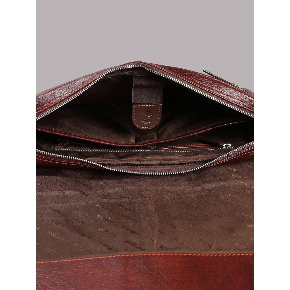 شنطة لابتوب جلد مع جيب بسحَّاب غلق تورتويز × ستايلي-men-bags-image-5