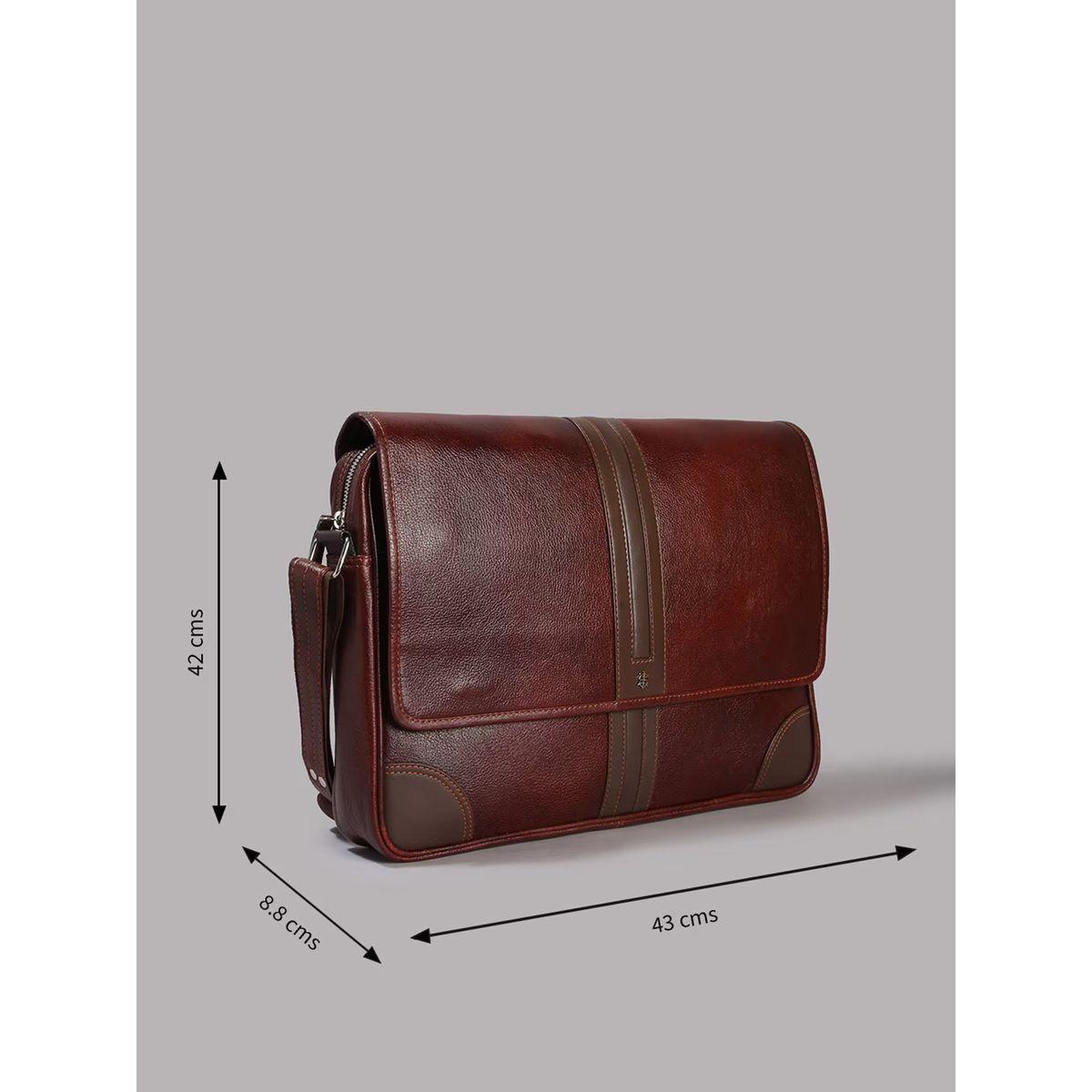 شنطة لابتوب جلد مع جيب بسحَّاب غلق تورتويز × ستايلي-men-bags-image-6
