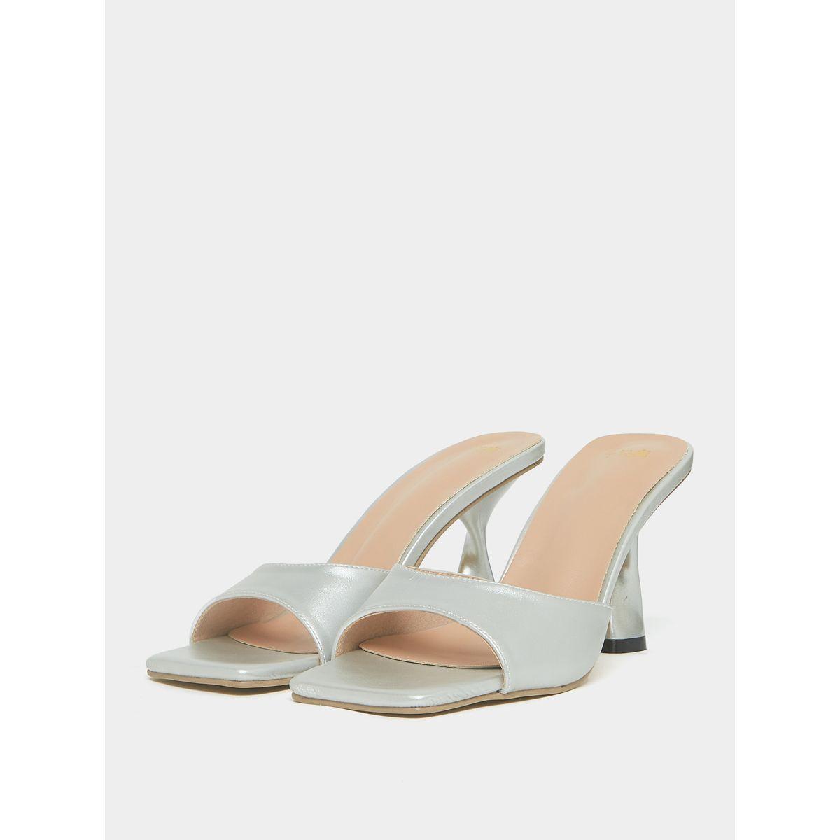 Styli Twisted Flared Heel Sandals-women-shoes-heels-image-3
