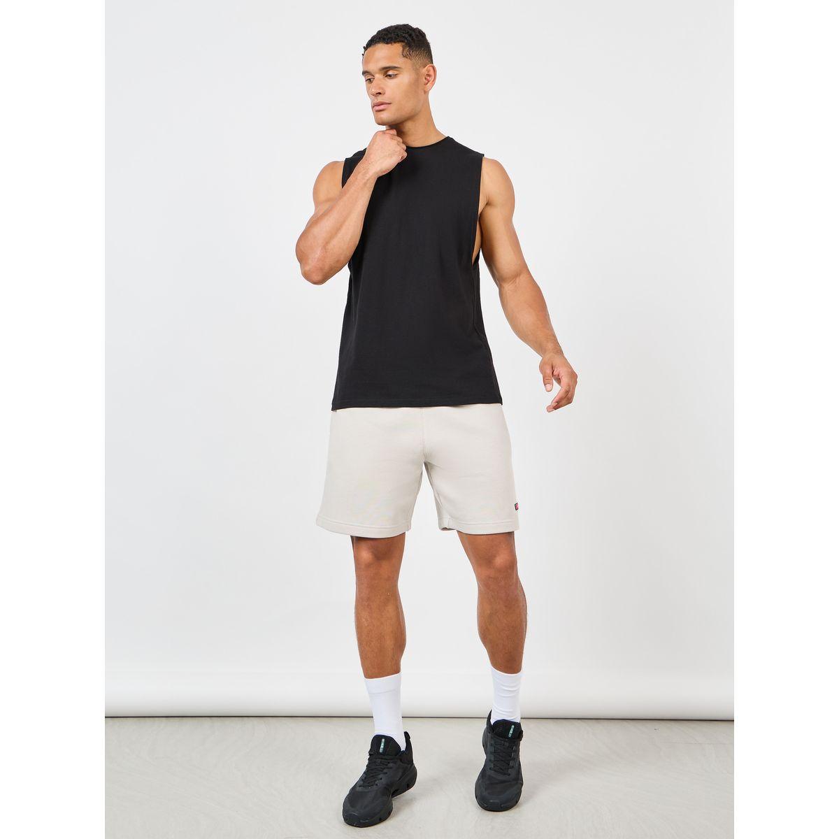 شورت مزين بشعار مع جيوب-men-clothing-bottoms-shorts-image-2