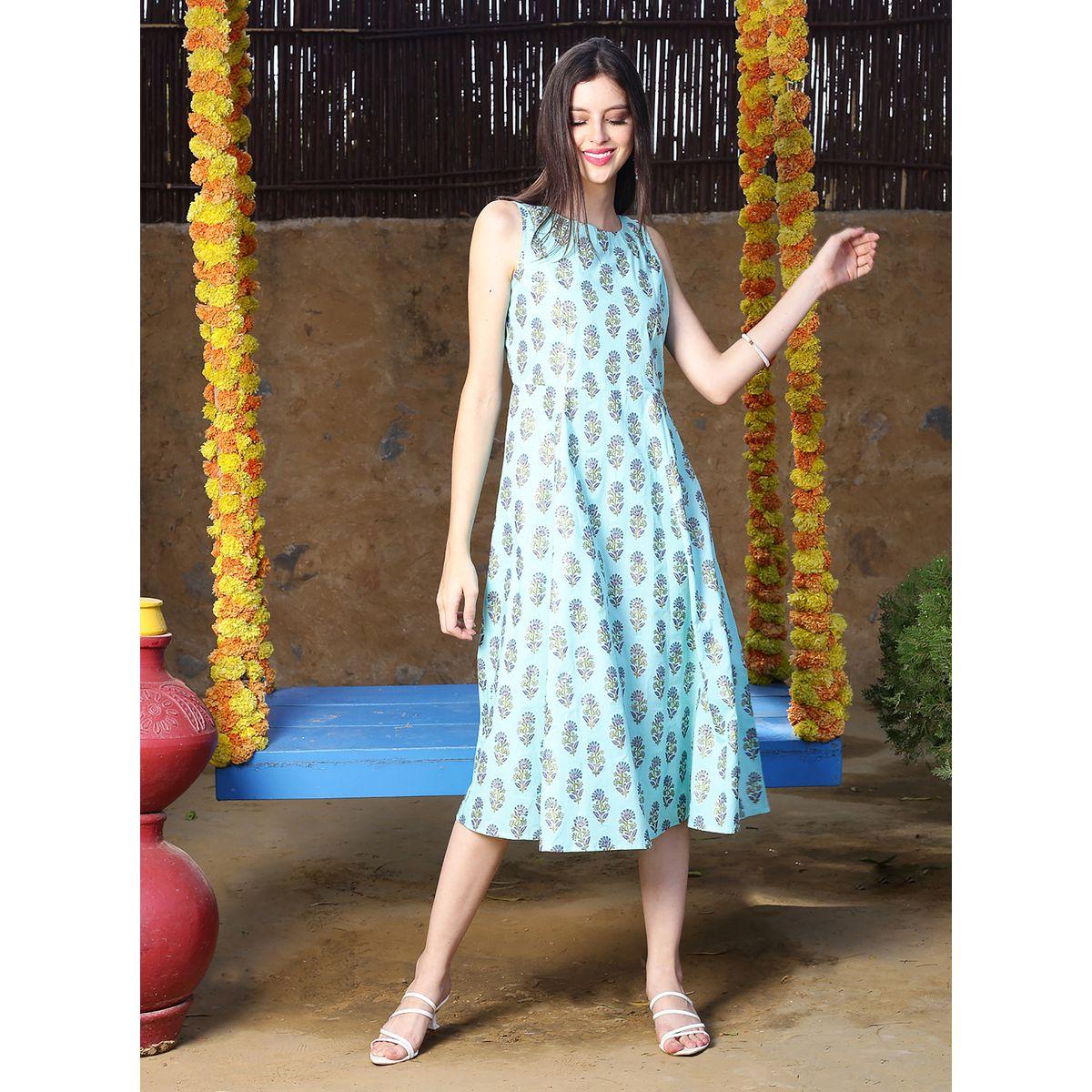 Sera Floral AOP A-Line Midi Dress-women-clothing-dresses-image-1