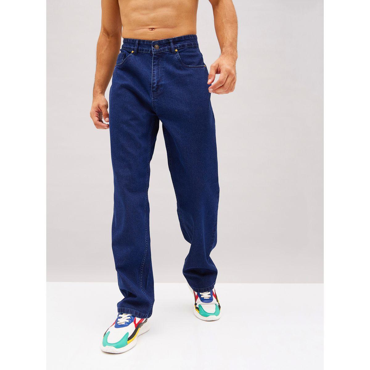 Mascln Sassafras Mid Rise Dark Wash Relaxed Fit Jeans-men-clothing-bottoms-jeans-image-1