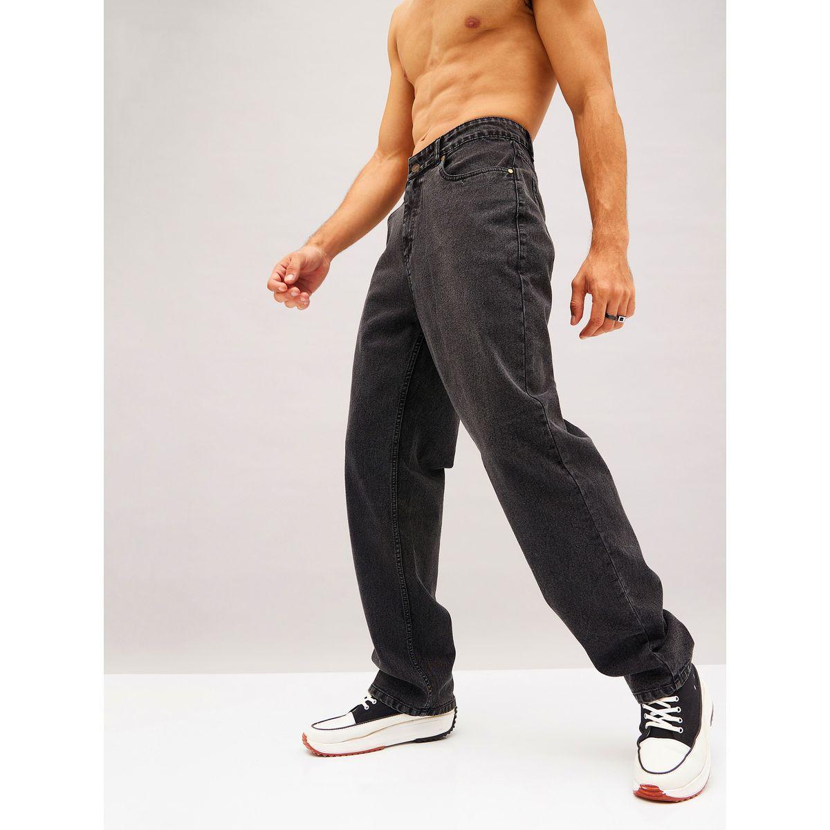 جينز بقصة مريحة وتفاصيل مشطوقة-men-clothing-bottoms-jeans-image-3