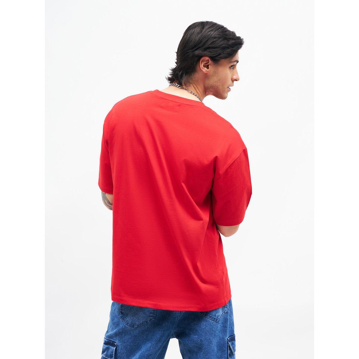 Mascln Sassafras Graphic Print Oversized T-Shirt with Drop Shoulder Sleeves-men-clothing-tshirtsandpolos-tshirts-image-3