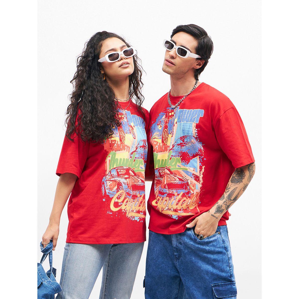 Mascln Sassafras Graphic Print Oversized T-Shirt with Drop Shoulder Sleeves-men-clothing-tshirtsandpolos-tshirts-image-5