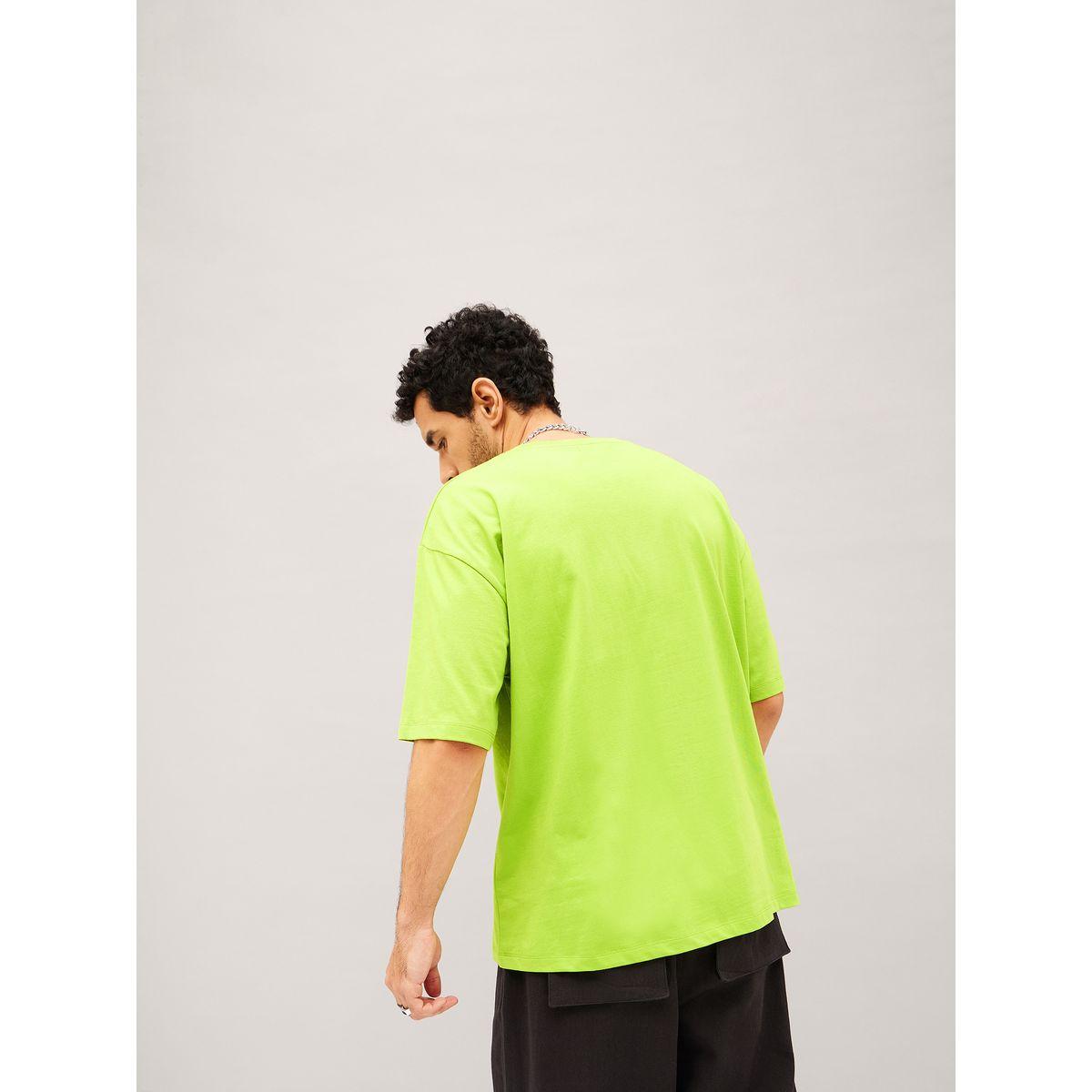 Mascln Sassafras Confidence Typographic Print Oversized T-Shirt with Drop Shoulder Sleeves-men-clothing-tshirtsandpolos-tshirts-image-3
