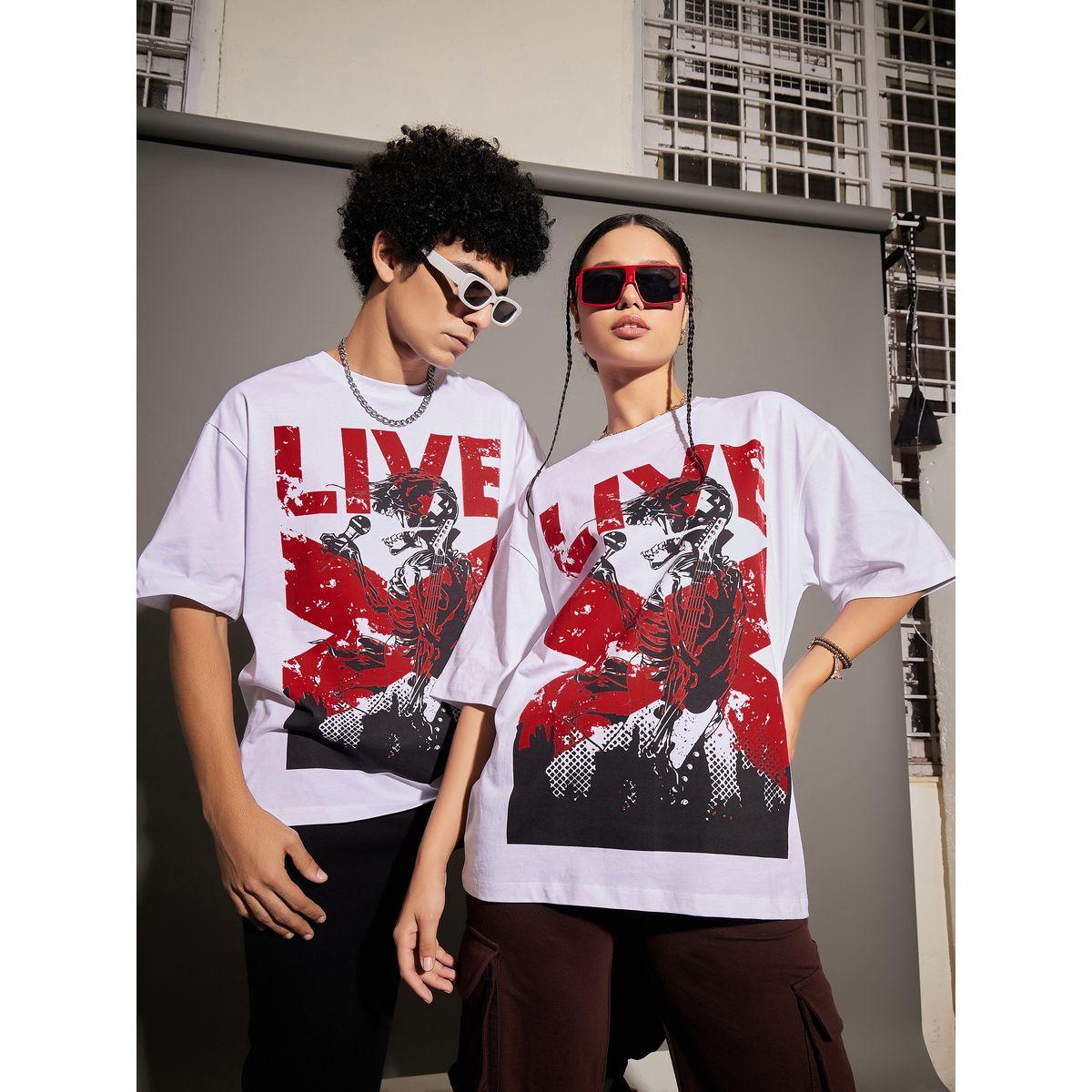 Mascln Sassafras Live Graphic Print Oversized T-Shirt with Drop Shoulder Sleeves-men-clothing-tshirtsandpolos-tshirts-image-5