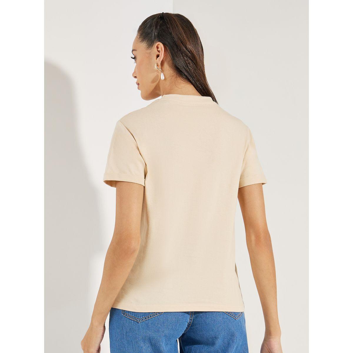 تيشيرت بتفاصيل مُطرّزة مع اكمام قصيرة-women-clothing-tshirts-image-5