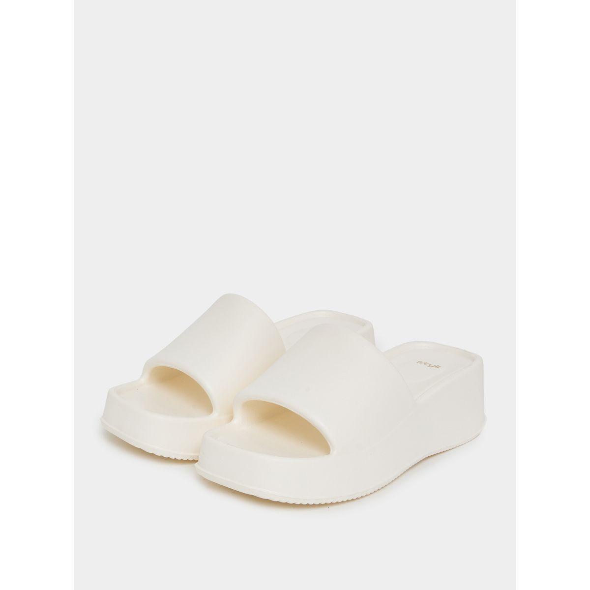 Styli Single Band Chunky Flatform Slides-women-shoes-flipflopsandslides-image-3
